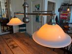 Eetkamerlamp klassiek. 2 kappen, Huis en Inrichting, Lampen | Hanglampen, Ophalen, Gebruikt, Klassiek. Vintage. Landelijk, Metaal