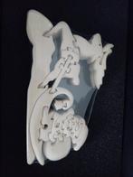 Dolfi puzzel hout Kerstman op Slee, Ophalen of Verzenden, Minder dan 500 stukjes, Nieuw