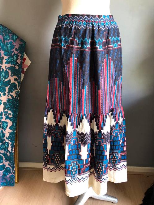 Rok ba&sh, Kleding | Dames, Rokken, Zo goed als nieuw, Maat 38/40 (M), Overige kleuren, Onder de knie, Ophalen of Verzenden