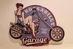 Metaal, wandbord, rockabilly, garage, rock & roll, pin-up, Nieuw, Ophalen of Verzenden