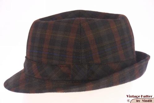 Vintage Vissershoed Angelo Litrico grijs bordeaux blauw 57, Kleding | Dames, Hoeden en Petten, Gedragen, Hoed, 56 of 57 cm (M, 7 of 7⅛ inch)
