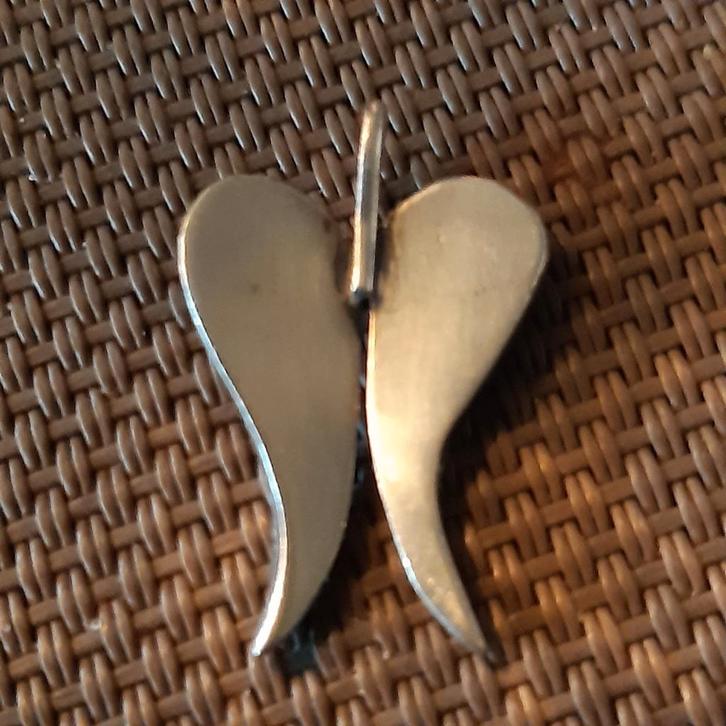 Zilveren kettinghanger engelenvleugels Efva Attling Zweden, Sieraden, Tassen en Uiterlijk, Kettinghangers, Zo goed als nieuw, Zilver