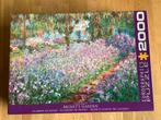 Puzzel Monet’s Garden van Eurographics 2000 stukjes, Ophalen of Verzenden, Zo goed als nieuw