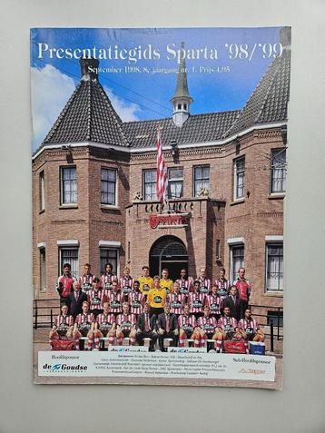 ⚽ Presentatiegids Sparta 1998-1999 ⚽ beschikbaar voor biedingen