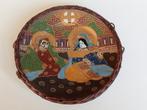 Vintage Japanse rieten Satsuma bord/schaal, Ophalen