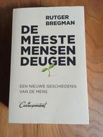 De meeste mensen deugen - Rutger Bregman, Ophalen of Verzenden, Zo goed als nieuw, Overige onderwerpen, Rutger Bregman