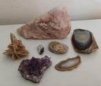 Set fossielen kristal kwarts edelstenen, Ophalen of Verzenden, Fossiel