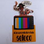 Oude sticker.  SELECO kleurentelevisie., Verzamelen, Ophalen of Verzenden, Zo goed als nieuw, Overige typen