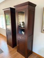 Houten Vitrinekast, Ophalen, K, 50 tot 100 cm, Zo goed als nieuw