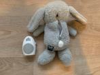 Flow Amsterdam Muziekknuffel Konijn Grijs, Ophalen of Verzenden, Zo goed als nieuw, Overige typen, Met geluid