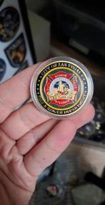 Challenge coin brandweer Las Vegas, Ophalen of Verzenden, Nederland, Embleem of Badge
