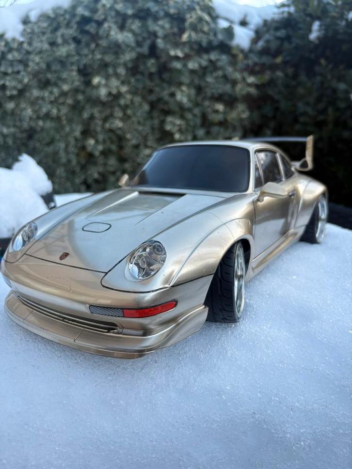 Tamiya Porsche 911 GT-2 RTR 1:10, Hobby en Vrije tijd, Modelbouw | Radiografisch | Auto's, Nieuw, Auto onroad, Elektro, Schaal 1:10