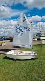 Optimist zeilboot – compleet, incl. trailer, Gebruikt, Minder dan 15 m², Overige typen, Ophalen