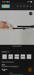 Lack wandplank wit, Ophalen, Minder dan 50 watt