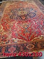 Nu €750 perzisch tapijt Heriz 432x328 wollen vloerkleed