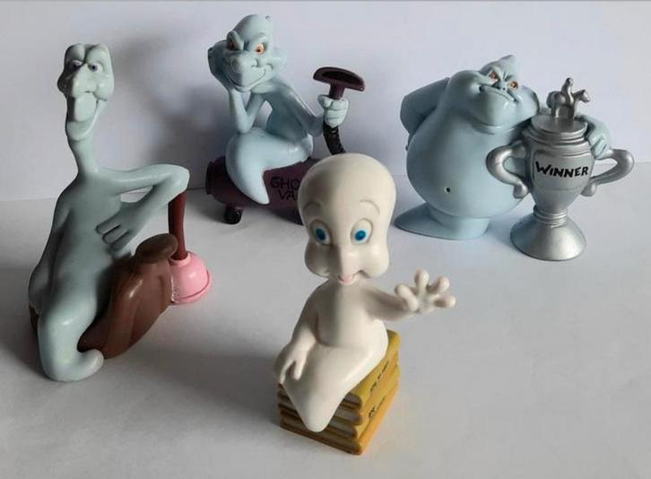 Casper het vriendelijke Spookje figuren Quick 1994, Verzamelen, Poppetjes en Figuurtjes, Zo goed als nieuw, Ophalen of Verzenden