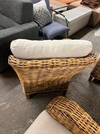 Rieten fauteuil, Huis en Inrichting, Stoelen, Ophalen, ., Zo goed als nieuw, .