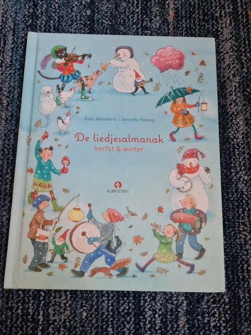 Koos Meinderts - De liedjesalmanak herfst en winter, Boeken, Kinderboeken | Jeugd | onder 10 jaar, Zo goed als nieuw, Ophalen of Verzenden