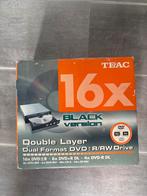 TEAC Double Layer DVD R/RW Drive - Zwart, Computers en Software, Optische drives, Intern, Gebruikt, Ophalen of Verzenden, Windows