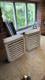 Twee ventilatie roosters massief hout, Ophalen, Gebruikt, Ventilator