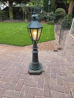 Klassieke Tuinlantaarn aluminium, Tuin en Terras, Buitenverlichting, Ophalen of Verzenden, Gebruikt, Staande lamp