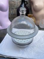 Leerdam Lab Droogpot Vacuüm Pot 3-delig Glas Antiek, Ophalen of Verzenden