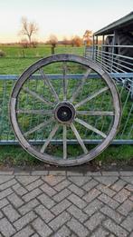 Decoratie wagenwiel, Ophalen