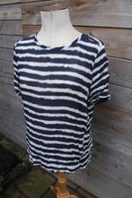 Tuniek donkerblauw/ creme Yaya mt 42 Vaste prijs, Kleding | Dames, Blouses en Tunieken, Blauw, Maat 42/44 (L), Ophalen of Verzenden