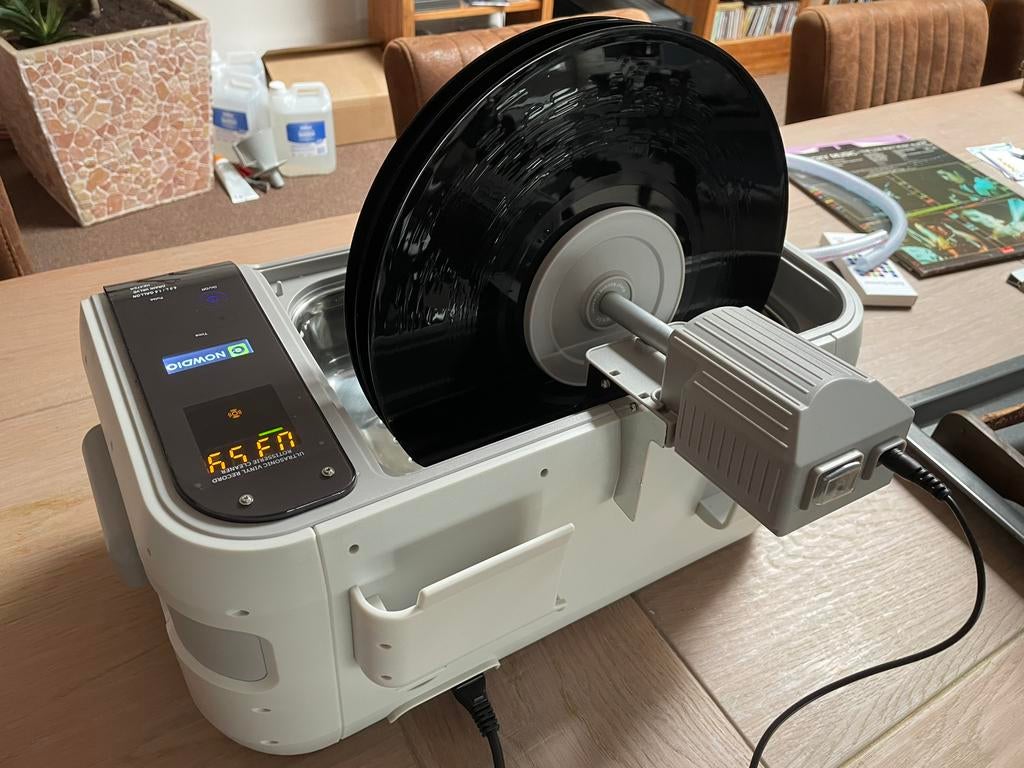 Nowdio Ultrasone Platenwasser, Platen wasmachine, Audio, Tv en Foto, Professionele Audio-, Tv- en Video-apparatuur, Zo goed als nieuw