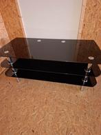 Mooie glazen tv meubel, Ophalen, Zo goed als nieuw, Glas, Minder dan 100 cm