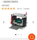 Metabo Vandiktebank - Zo goed als nieuw!, Doe-het-zelf en Verbouw, Gereedschap | Overige machines, Ophalen, Gebruikt