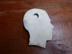2  vintage keramiek Afrikaanse hoofdjes, Antiek en Kunst, Antiek | Woonaccessoires, Ophalen of Verzenden