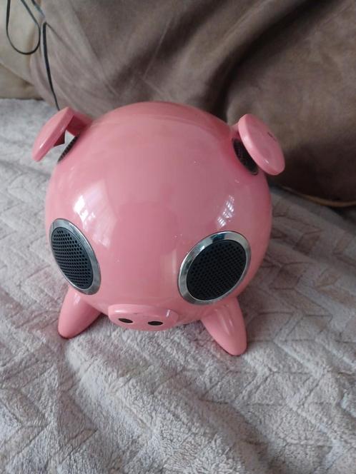 Bluetooth  speaker amethyst  roze varken 12,50€, Audio, Tv en Foto, Luidsprekers, Overige typen, Minder dan 60 watt, Overige merken