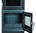 S103 Sabah Openhaard Met Oven – Houtkachel – Mat Zwart – 10,, Ophalen, Vrijstaand, Hout, Nieuw
