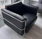 Le Corbusier achtige fauteuils, Huis en Inrichting, Ophalen, Twee, Zwart, Leer