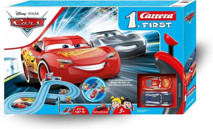 Carrera FIRST Disney - Pixar Cars - Power Duel - Racebaan, Kinderen en Baby's, Speelgoed | Racebanen, Nieuw, Racebaan, Elektrisch