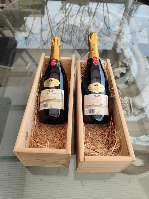 Champagne vicomte de castelane brut, Verzamelen, Wijnen, Nieuw, Champagne, Frankrijk, Vol, Ophalen of Verzenden