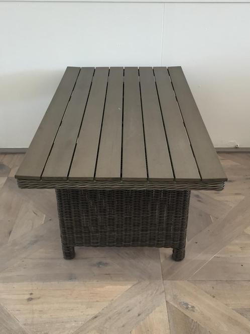 Tafel wicker Polywoodblad New York 150x80, Tuin en Terras, Tuintafels, Ophalen of Verzenden