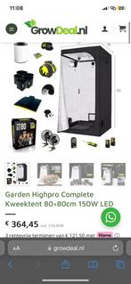 Garden Highpto kweektent compleet 80x80cm, Ophalen of Verzenden, Zo goed als nieuw, Kweektent