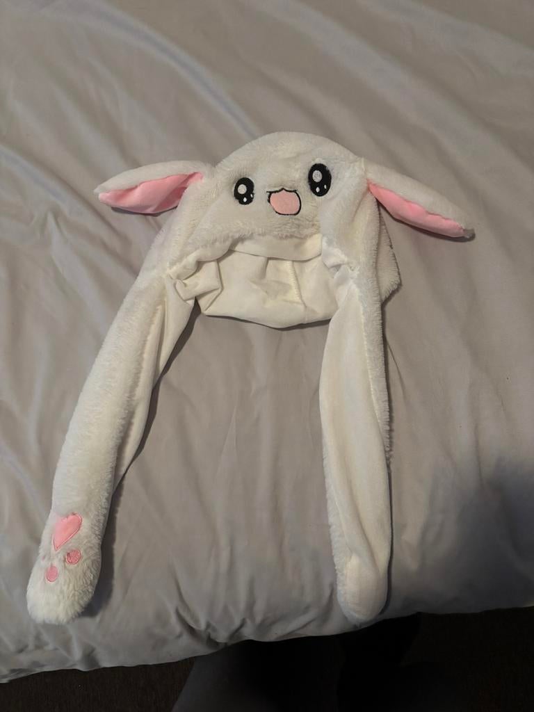 Konijnen muts, Ophalen of Verzenden, Zo goed als nieuw, Konijn