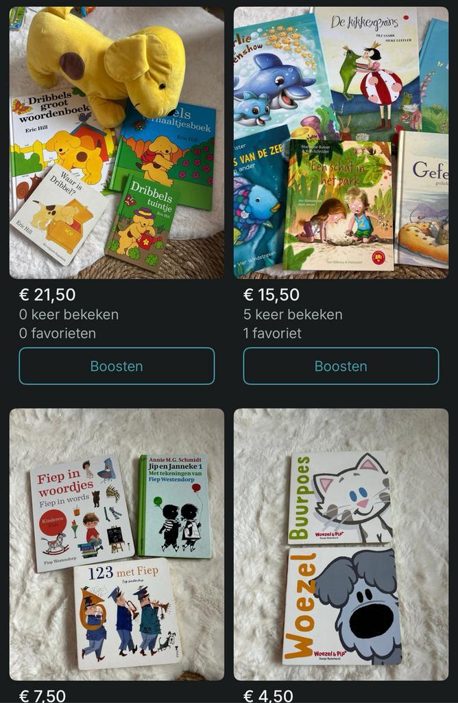 Diverse pakketten kinderboeken, Boeken, Kinderboeken | Baby's en Peuters, Zo goed als nieuw, 3 tot 4 jaar, Ophalen of Verzenden
