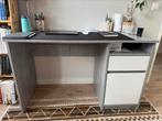 Bureau BILLUND 54x120 wit/beton, Ophalen of Verzenden, Zo goed als nieuw