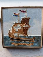 Cloisonné Tegel  - Afb. Santa Maria - West Raven Utrecht, Ophalen of Verzenden