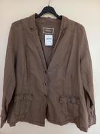 Bruin linnen jasje maat 46, C&A Yessica.
Met 2 zakjes voor,, Ophalen of Verzenden, Zo goed als nieuw, Maat 46/48 (XL) of groter