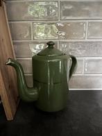 Donkergroene koffiepot, Ophalen of Verzenden