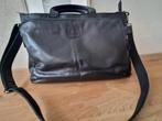 "leather design' laptop zwart, Ophalen of Verzenden, Zo goed als nieuw, Trolleytas