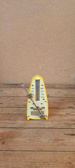 Vintage Takter Metronoom - Geel, Muziek en Instrumenten, Overige Muziek en Instrumenten, Gebruikt, Onbekend, Takter, Ophalen of Verzenden