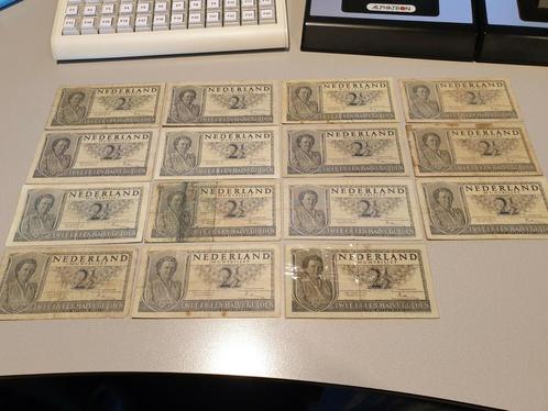 15x 2.5 gulden 8.8.1949 (B1), Postzegels en Munten, Bankbiljetten | Nederland, Ophalen of Verzenden