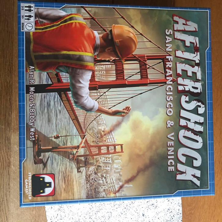 Aftershock San Francisco & Venice, Hobby en Vrije tijd, Gezelschapsspellen | Bordspellen, Zo goed als nieuw, Ophalen of Verzenden