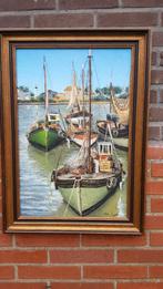 Prachtige oude schilderij olie verf, Ophalen of Verzenden